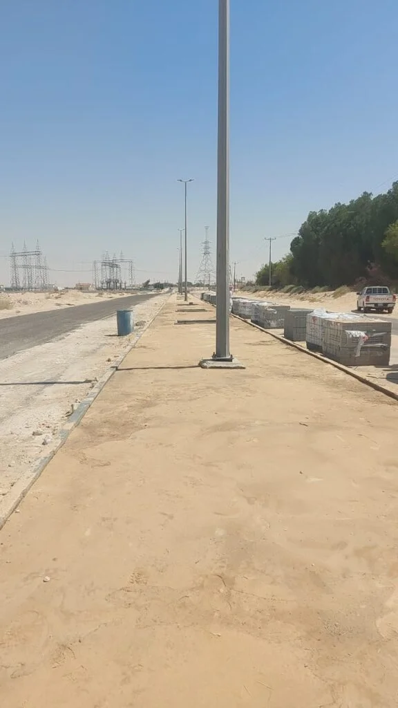 أعمال الحفريات والطرق