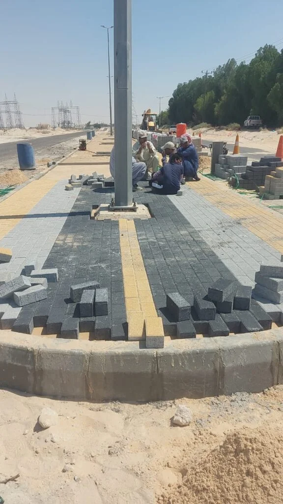 أعمال الحفريات والطرق