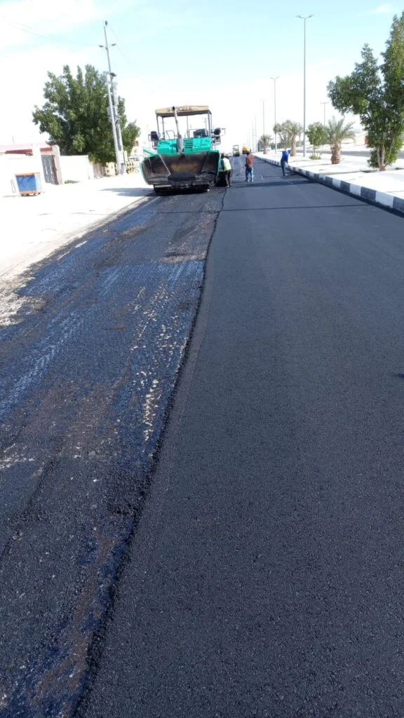 أعمال الحفريات والطرق