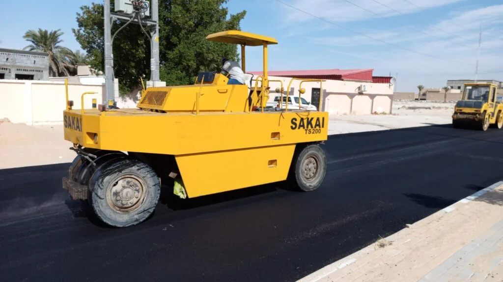 أعمال الحفريات والطرق