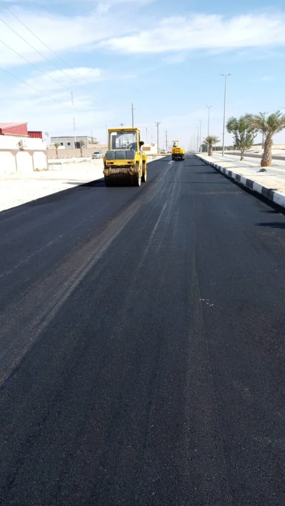 أعمال الحفريات والطرق