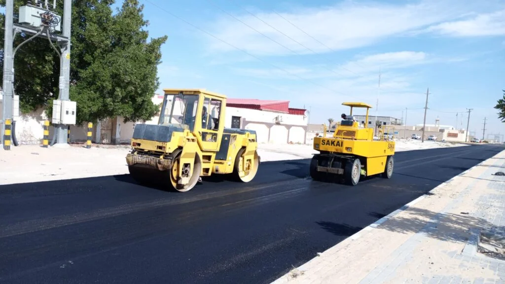 أعمال الحفريات والطرق