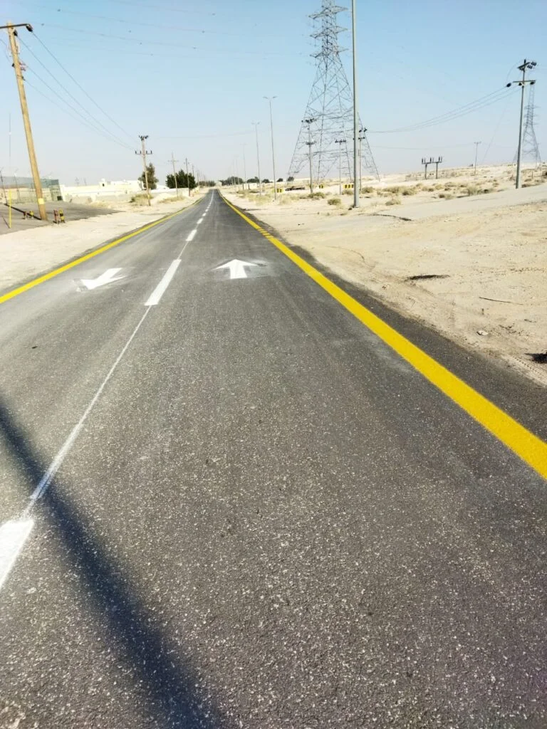 أعمال الحفريات والطرق